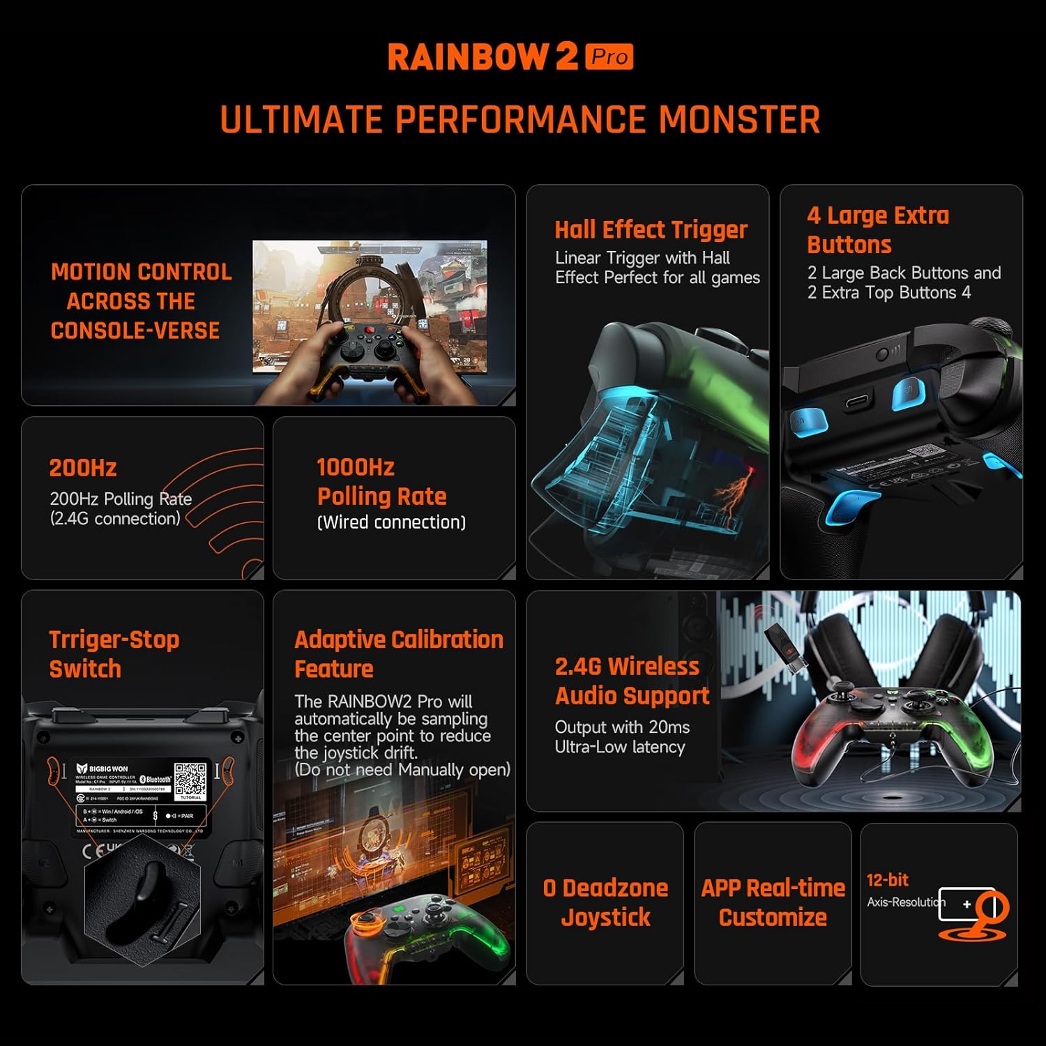 BIGBIG WON Rainbow 2 Pro Wirel - Board Game Android recension och pris